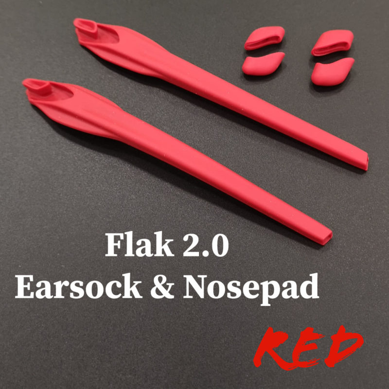 OAKLEY Flak  Earsock / Nosepad Kit Redline – 2aoptical